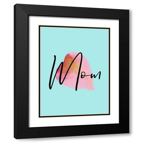 Mother Black Modern Wood Framed Art Print with Double Matting by Phillip, Jamie