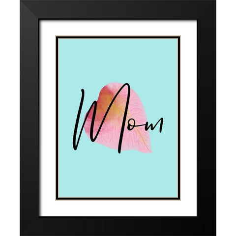 Mother Black Modern Wood Framed Art Print with Double Matting by Phillip, Jamie