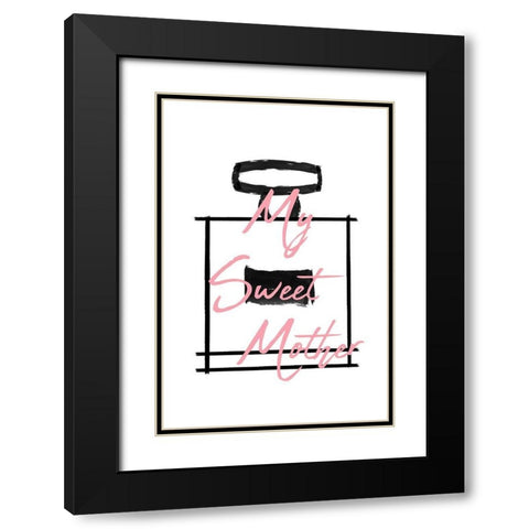 Perfume 1 Black Modern Wood Framed Art Print with Double Matting by Phillip, Jamie