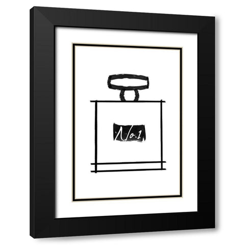 Perfume 2 Black Modern Wood Framed Art Print with Double Matting by Phillip, Jamie