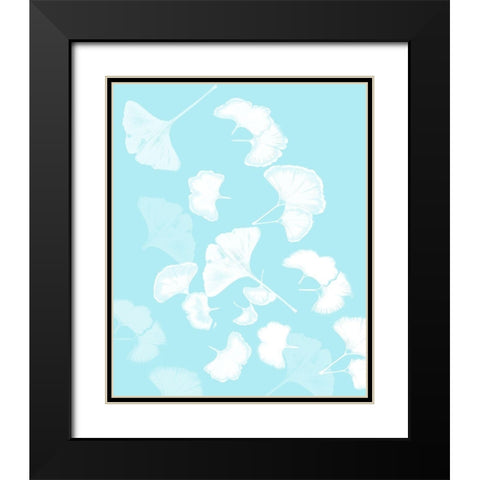 Ginkgo 2 Black Modern Wood Framed Art Print with Double Matting by Phillip, Jamie