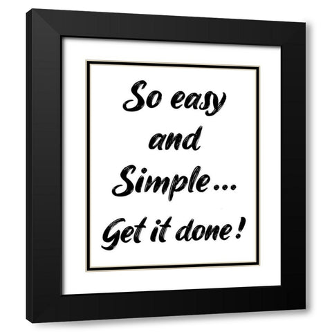 Simple Black Modern Wood Framed Art Print with Double Matting by Phillip, Jamie