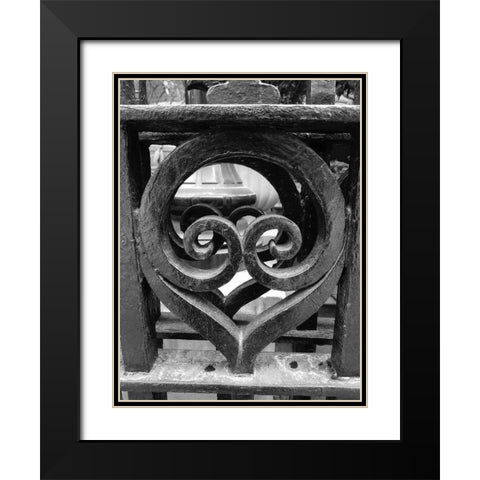 Gate 3 Black Modern Wood Framed Art Print with Double Matting by Phillip, Jamie