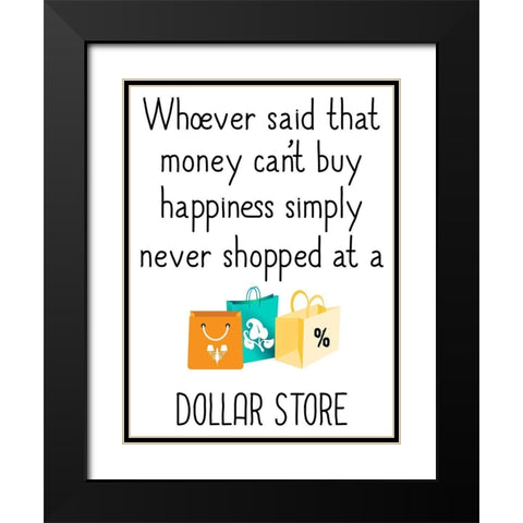 Dollar Store Black Modern Wood Framed Art Print with Double Matting by Phillip, Jamie