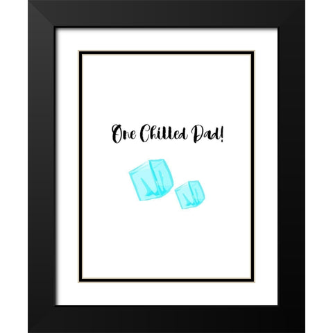 Father 4 Black Modern Wood Framed Art Print with Double Matting by Phillip, Jamie