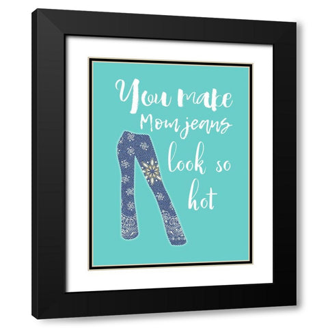 Mother 7 Black Modern Wood Framed Art Print with Double Matting by Phillip, Jamie