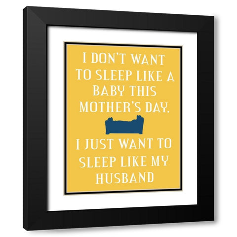 Mother 9 Black Modern Wood Framed Art Print with Double Matting by Phillip, Jamie