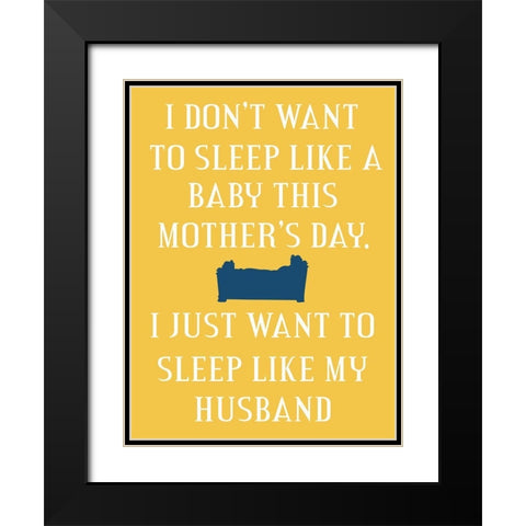 Mother 9 Black Modern Wood Framed Art Print with Double Matting by Phillip, Jamie
