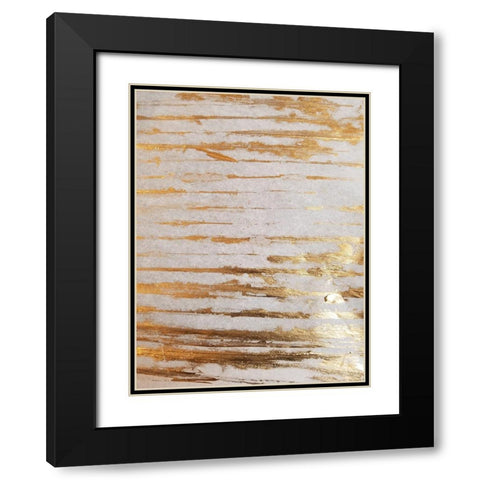 Golden Creation 2 Black Modern Wood Framed Art Print with Double Matting by Phillip, Jamie