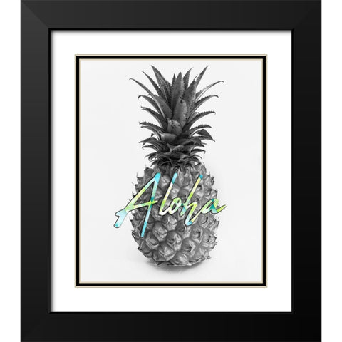 Aloha 2 Black Modern Wood Framed Art Print with Double Matting by Phillip, Jamie