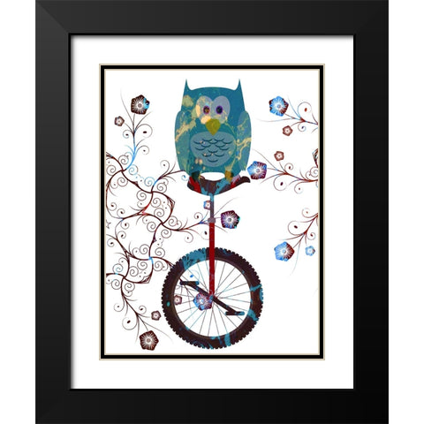 Bicycle Travel 8 Black Modern Wood Framed Art Print with Double Matting by Phillip, Jamie