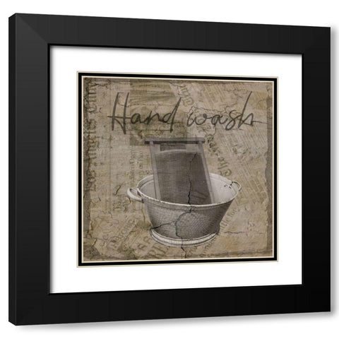 Vintage Wash Black Modern Wood Framed Art Print with Double Matting by Phillip, Jamie