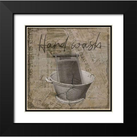 Vintage Wash Black Modern Wood Framed Art Print with Double Matting by Phillip, Jamie