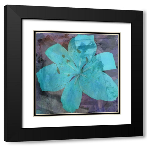 Love in The Garden Black Modern Wood Framed Art Print with Double Matting by Phillip, Jamie