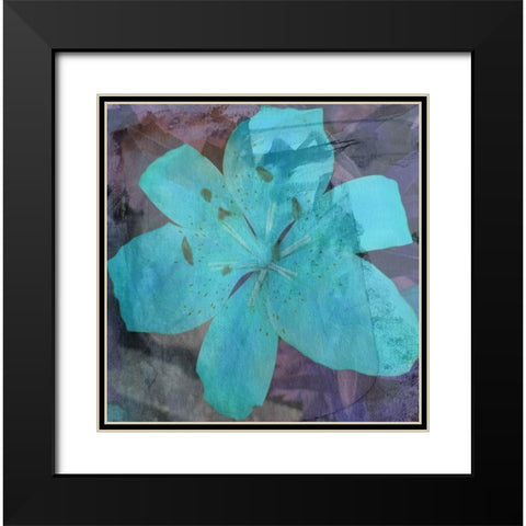 Love in The Garden Black Modern Wood Framed Art Print with Double Matting by Phillip, Jamie