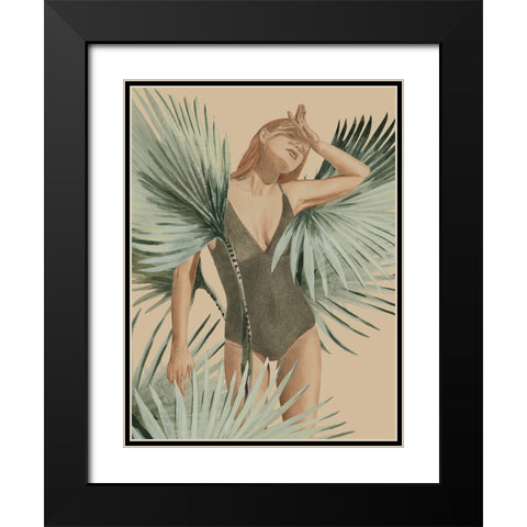 Intuitive Black Modern Wood Framed Art Print with Double Matting by Urban Road