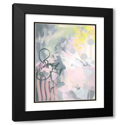 Concrete Jungle Black Modern Wood Framed Art Print with Double Matting by Urban Road