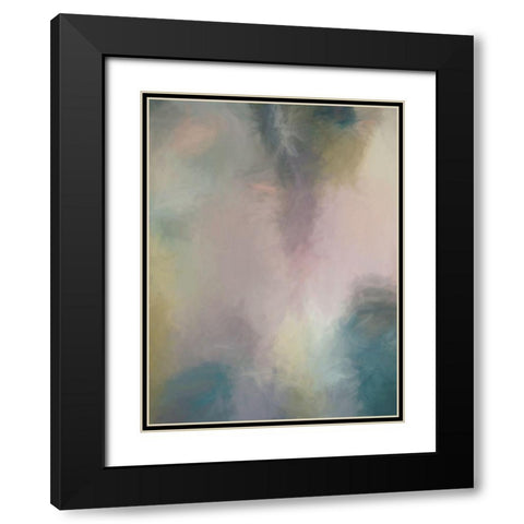 Winter In The City Black Modern Wood Framed Art Print with Double Matting by Urban Road