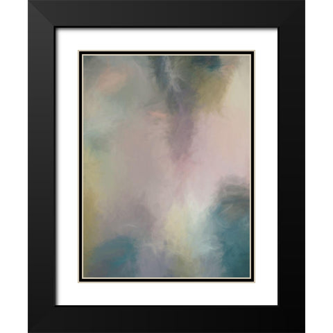 Winter In The City Black Modern Wood Framed Art Print with Double Matting by Urban Road