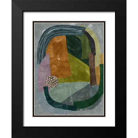 Labyrinth I  Black Modern Wood Framed Art Print with Double Matting by Urban Road