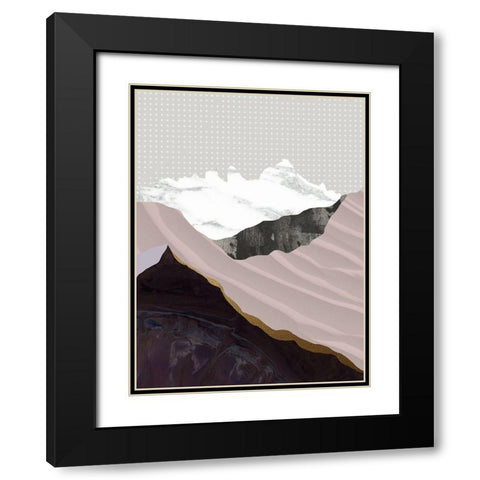 Moving Mountains I  Black Modern Wood Framed Art Print with Double Matting by Urban Road