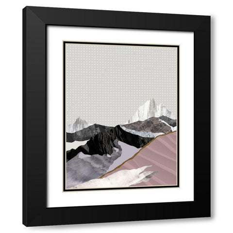 Moving Mountains II  Black Modern Wood Framed Art Print with Double Matting by Urban Road