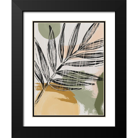 Palmier I  Black Modern Wood Framed Art Print with Double Matting by Urban Road