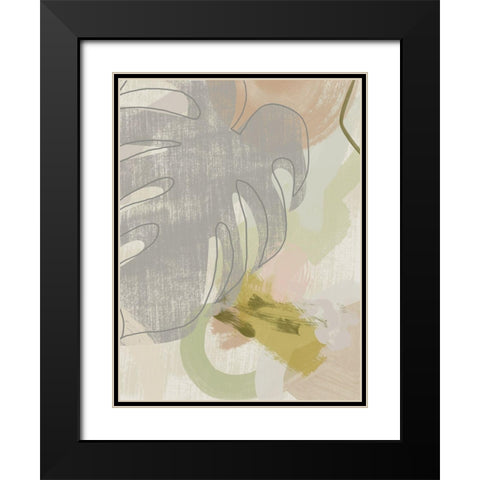 Subtropica I Black Modern Wood Framed Art Print with Double Matting by Urban Road