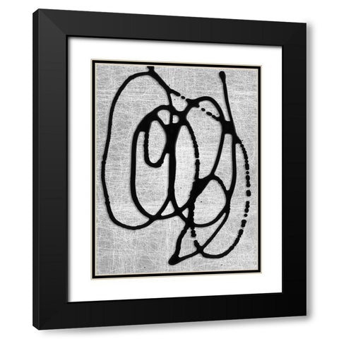 Duality I Black Modern Wood Framed Art Print with Double Matting by Urban Road