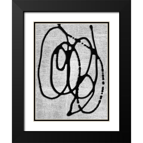 Duality I Black Modern Wood Framed Art Print with Double Matting by Urban Road