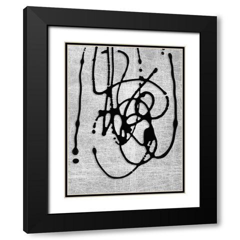 Duality II  Black Modern Wood Framed Art Print with Double Matting by Urban Road
