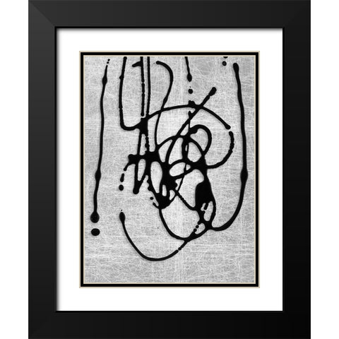 Duality II  Black Modern Wood Framed Art Print with Double Matting by Urban Road