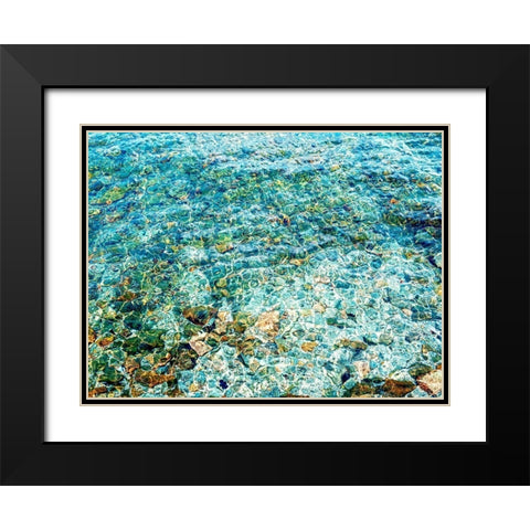 The Shallows Art Print Black Modern Wood Framed Art Print with Double Matting by Urban Road