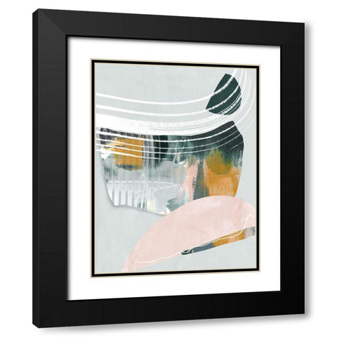 Opus II Black Modern Wood Framed Art Print with Double Matting by Urban Road