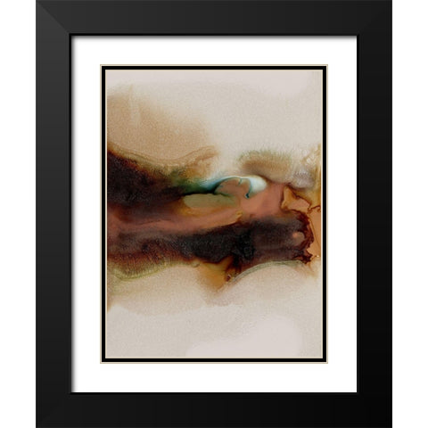 Sedimentary I Black Modern Wood Framed Art Print with Double Matting by Urban Road