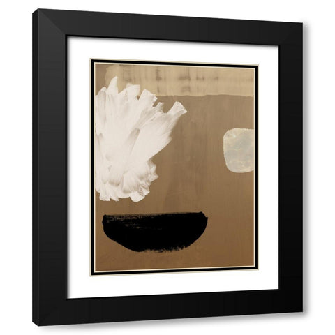 Brick and Mortar I Black Modern Wood Framed Art Print with Double Matting by Urban Road