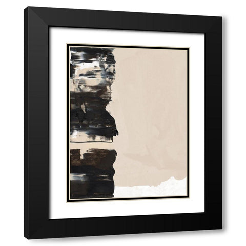 Mudslide III Black Modern Wood Framed Art Print with Double Matting by Urban Road