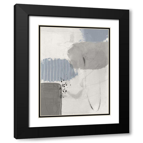 Concrete Decision II Black Modern Wood Framed Art Print with Double Matting by Urban Road