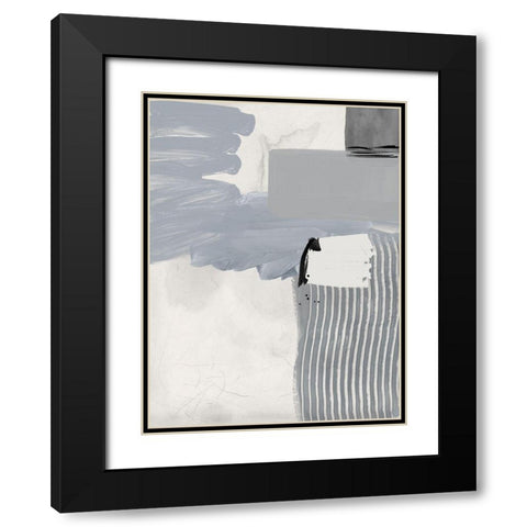 Concrete Decision III Black Modern Wood Framed Art Print with Double Matting by Urban Road