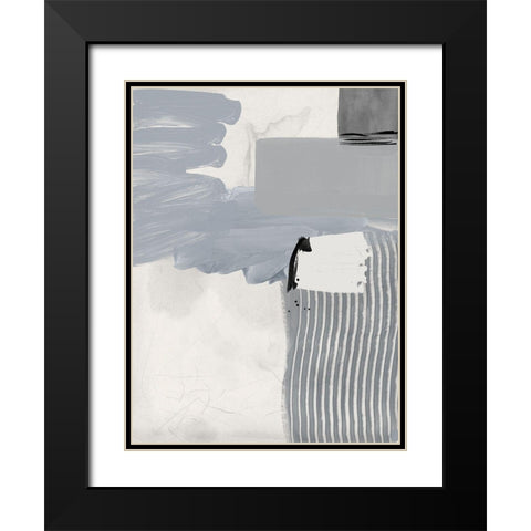Concrete Decision III Black Modern Wood Framed Art Print with Double Matting by Urban Road