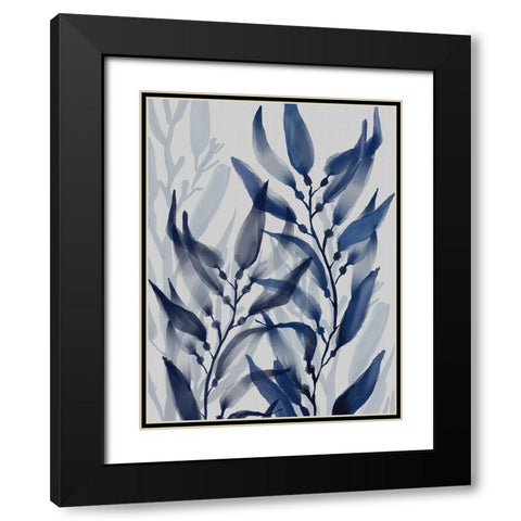 Shelter Island II Black Modern Wood Framed Art Print with Double Matting by Urban Road