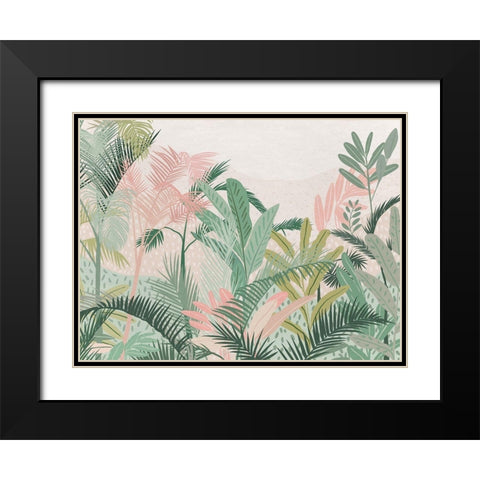 Tropical Mojito Black Modern Wood Framed Art Print with Double Matting by Urban Road