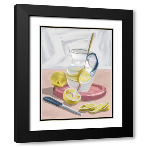 Life And Lemonade Black Modern Wood Framed Art Print with Double Matting by Urban Road