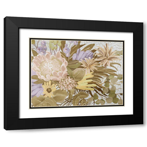 Native Brush II Black Modern Wood Framed Art Print with Double Matting by Urban Road