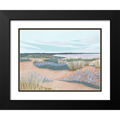 Dreamland Black Modern Wood Framed Art Print with Double Matting by Urban Road