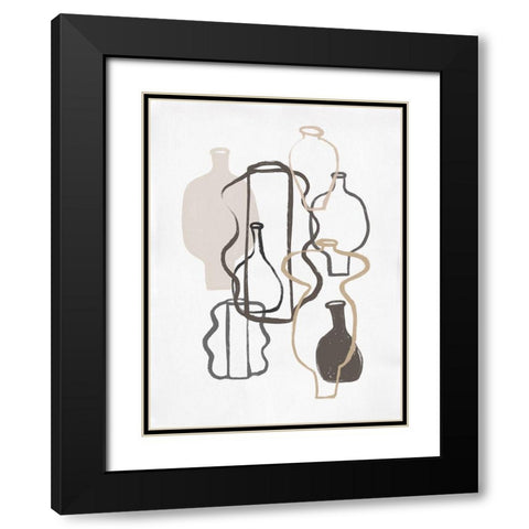 Open Air Market IIII Black Modern Wood Framed Art Print with Double Matting by Marrakech