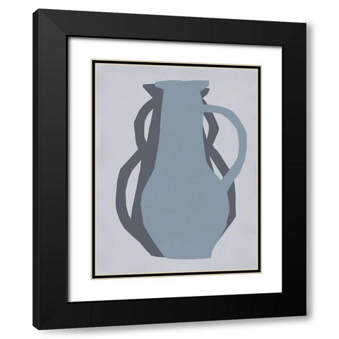 Medina II Black Modern Wood Framed Art Print with Double Matting by Marrakech