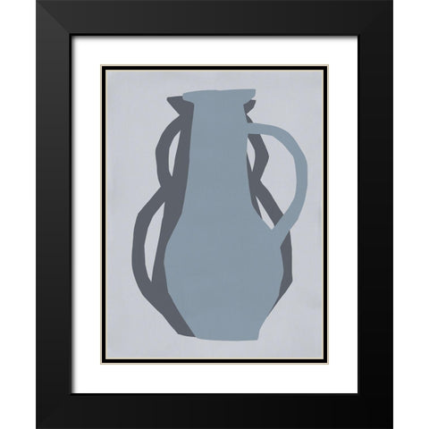 Medina II Black Modern Wood Framed Art Print with Double Matting by Marrakech