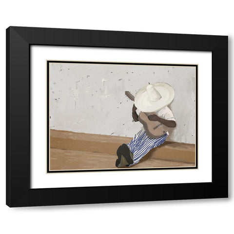 Suenos musicales Landscape Black Modern Wood Framed Art Print with Double Matting by Urban Road