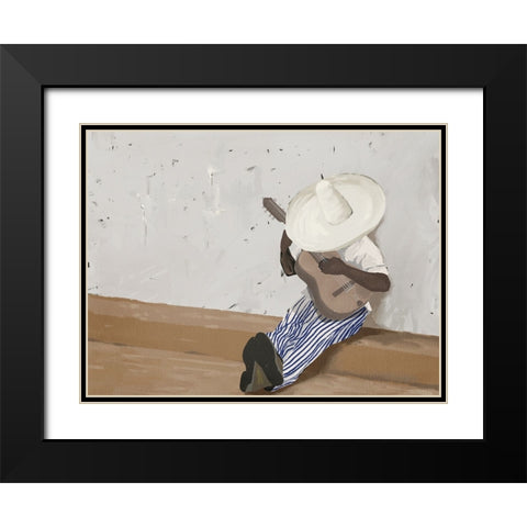 Suenos musicales Landscape Black Modern Wood Framed Art Print with Double Matting by Urban Road